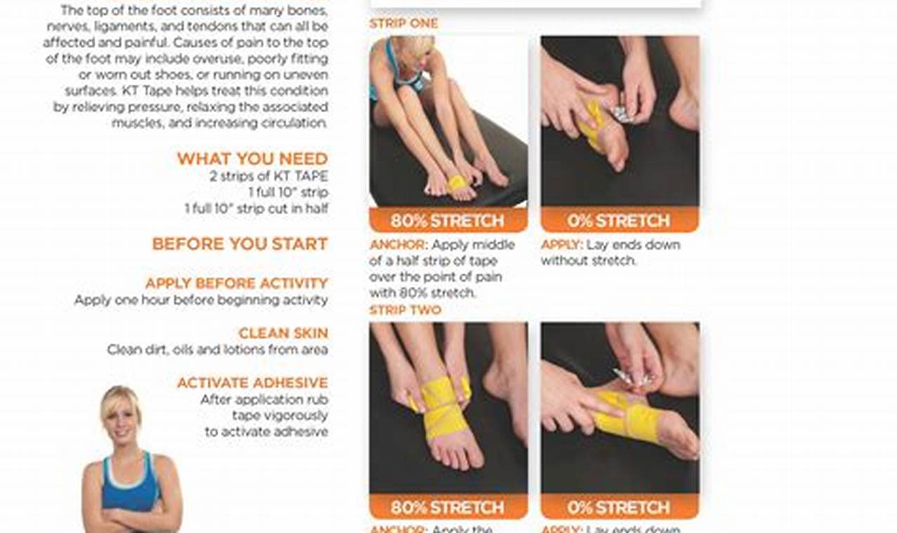 How to Wrap Foot for Top of Foot Pain
