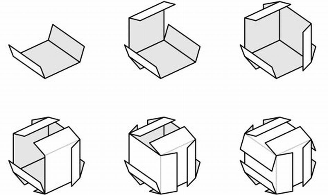 index card origami box