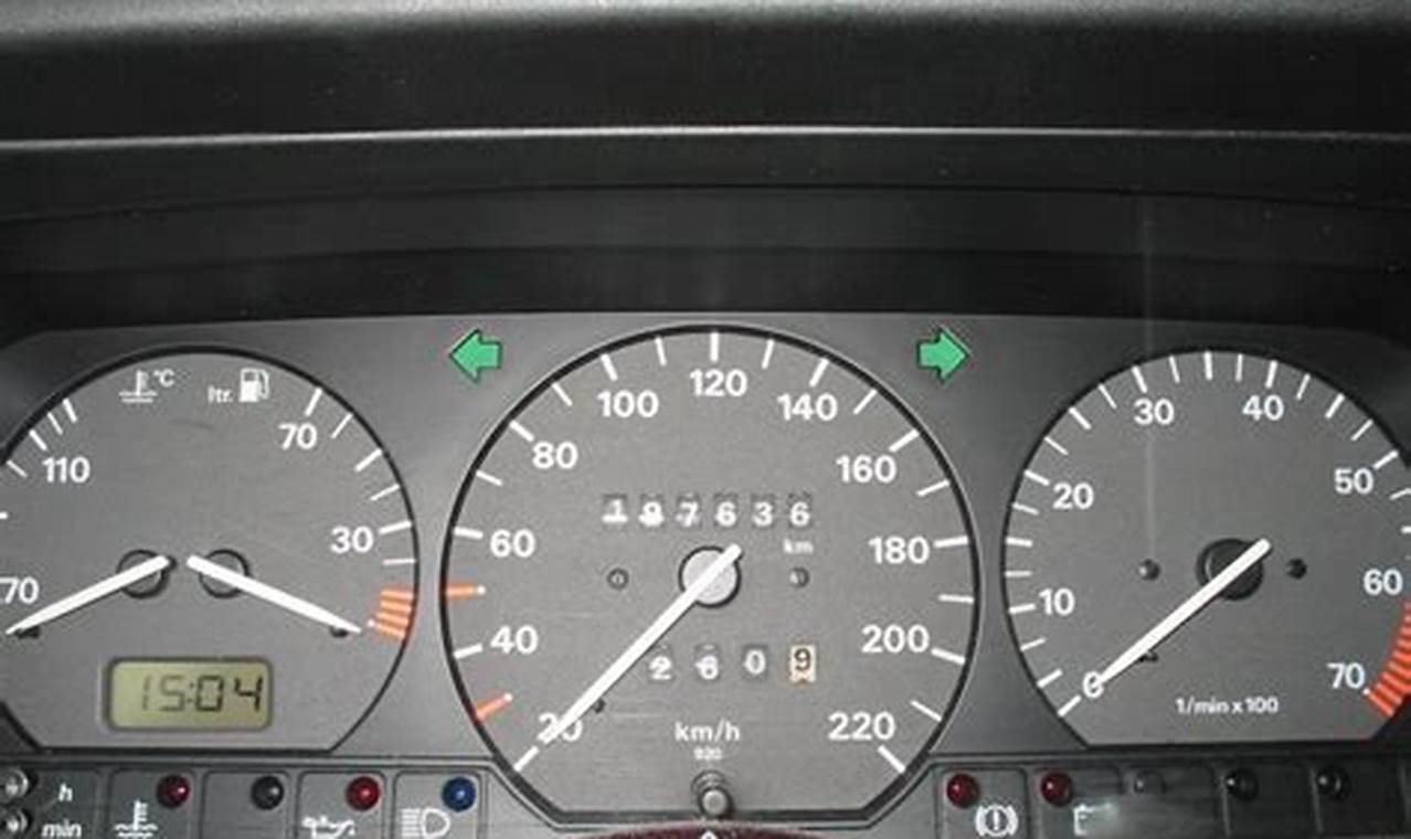 jarum speedometer pada sebuah mobil menunjukkan angka 60 berarti