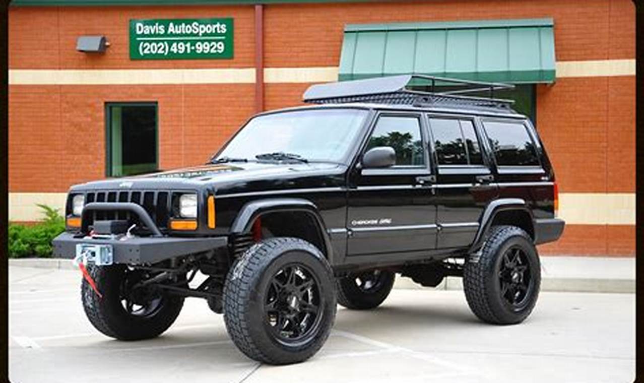 jeep cherokee sport lifted for sale