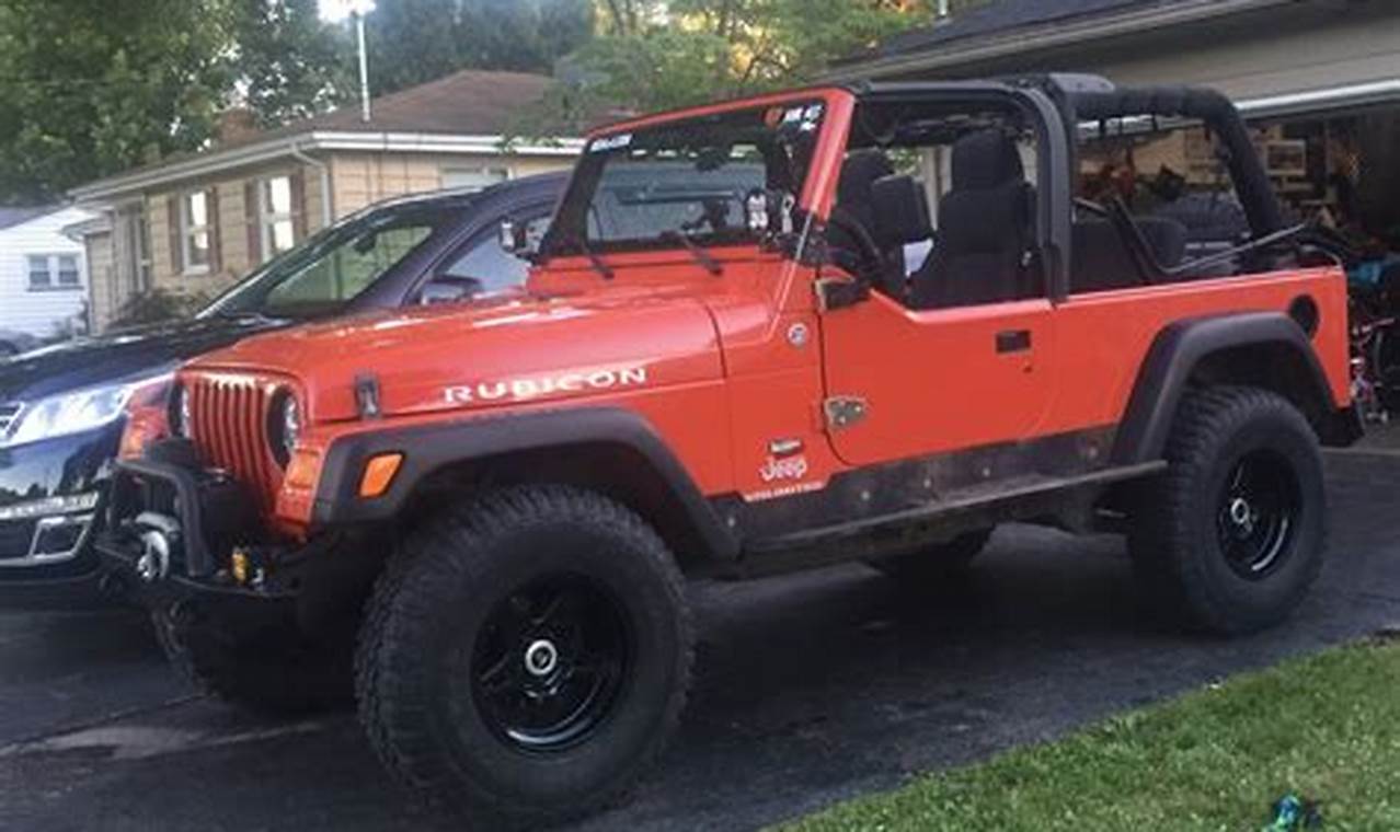 jeep rubicon lj for sale