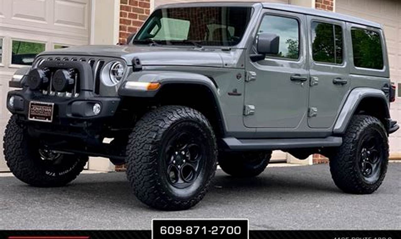jeep unlimited for sale nj