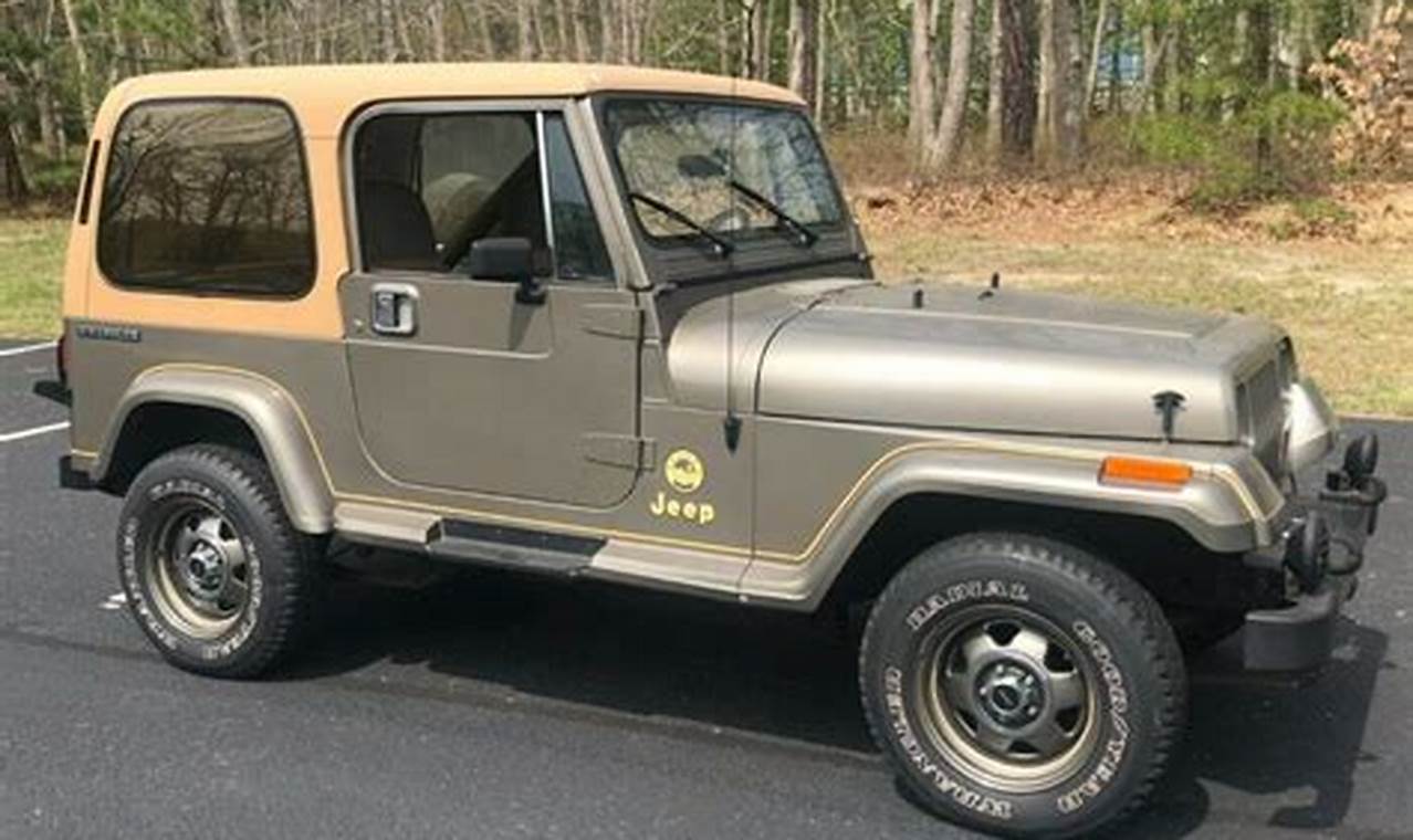 jeep wrangler 1988 for sale