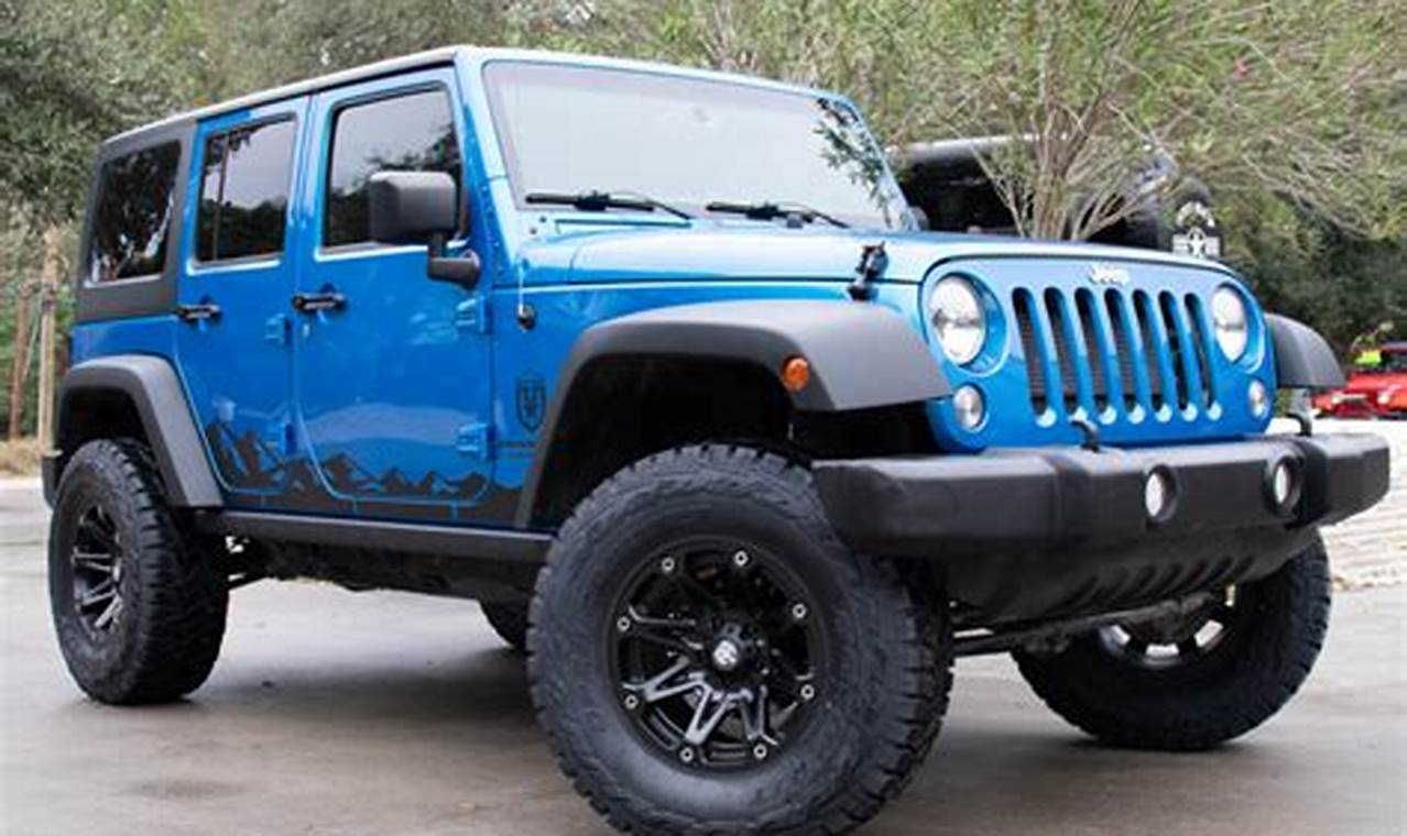 jeep wrangler 4wd for sale