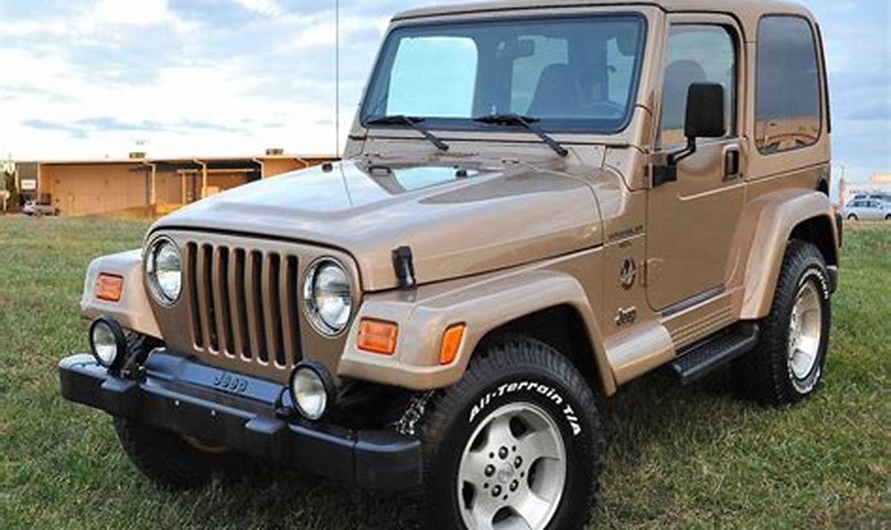 jeep wrangler for sale under 7000
