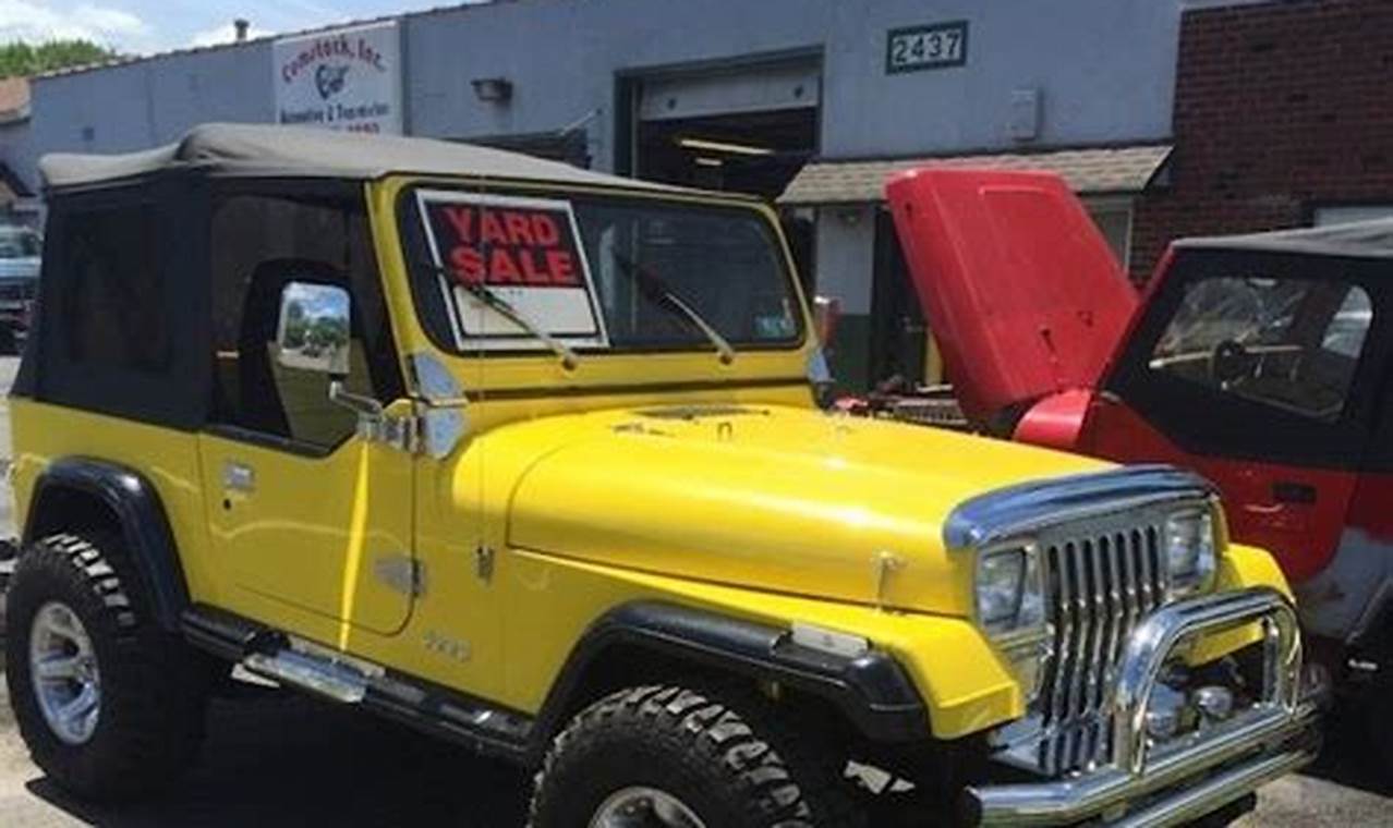 jeep wrangler under 5000 dollars