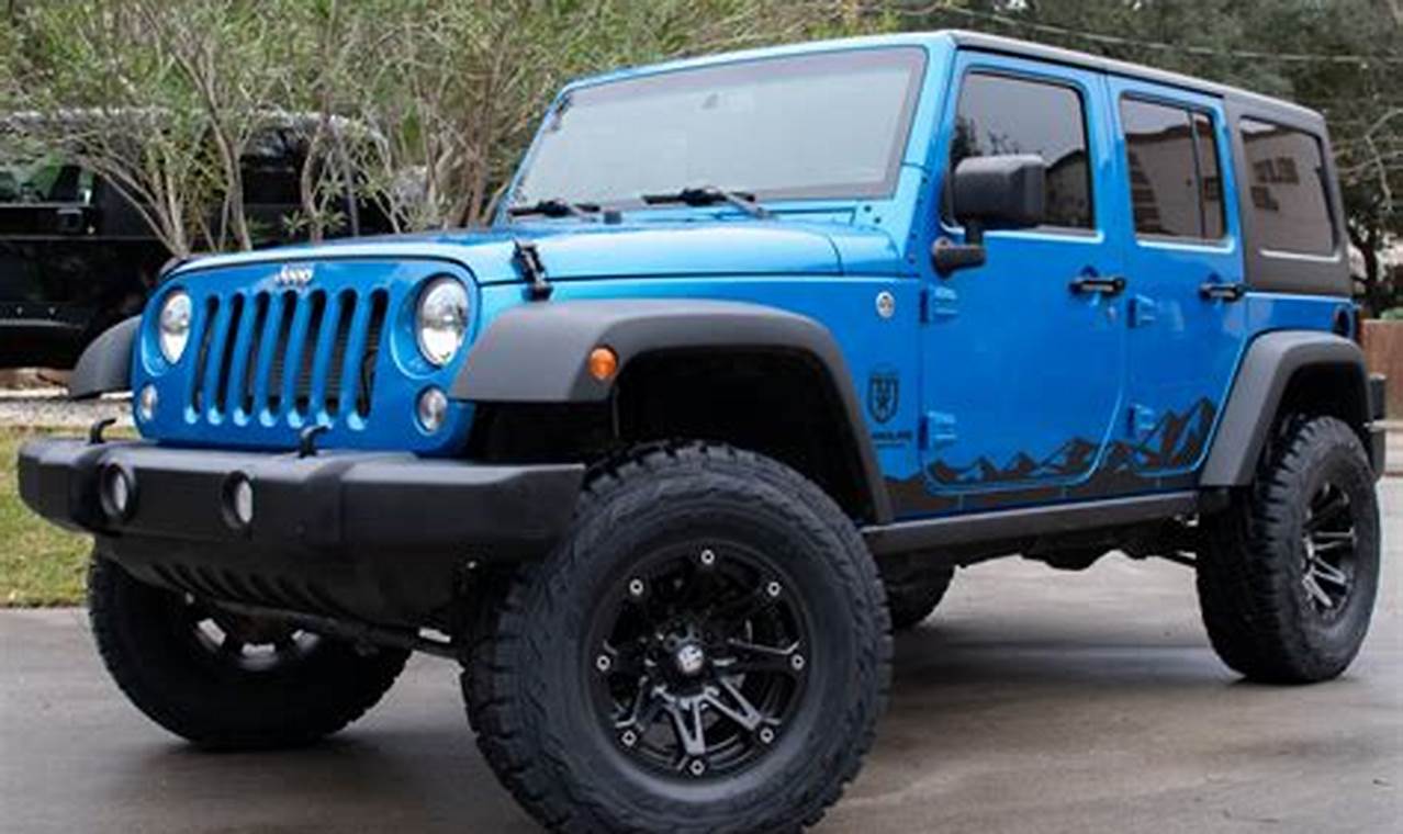jeep wrangler unlimited for sale 2015
