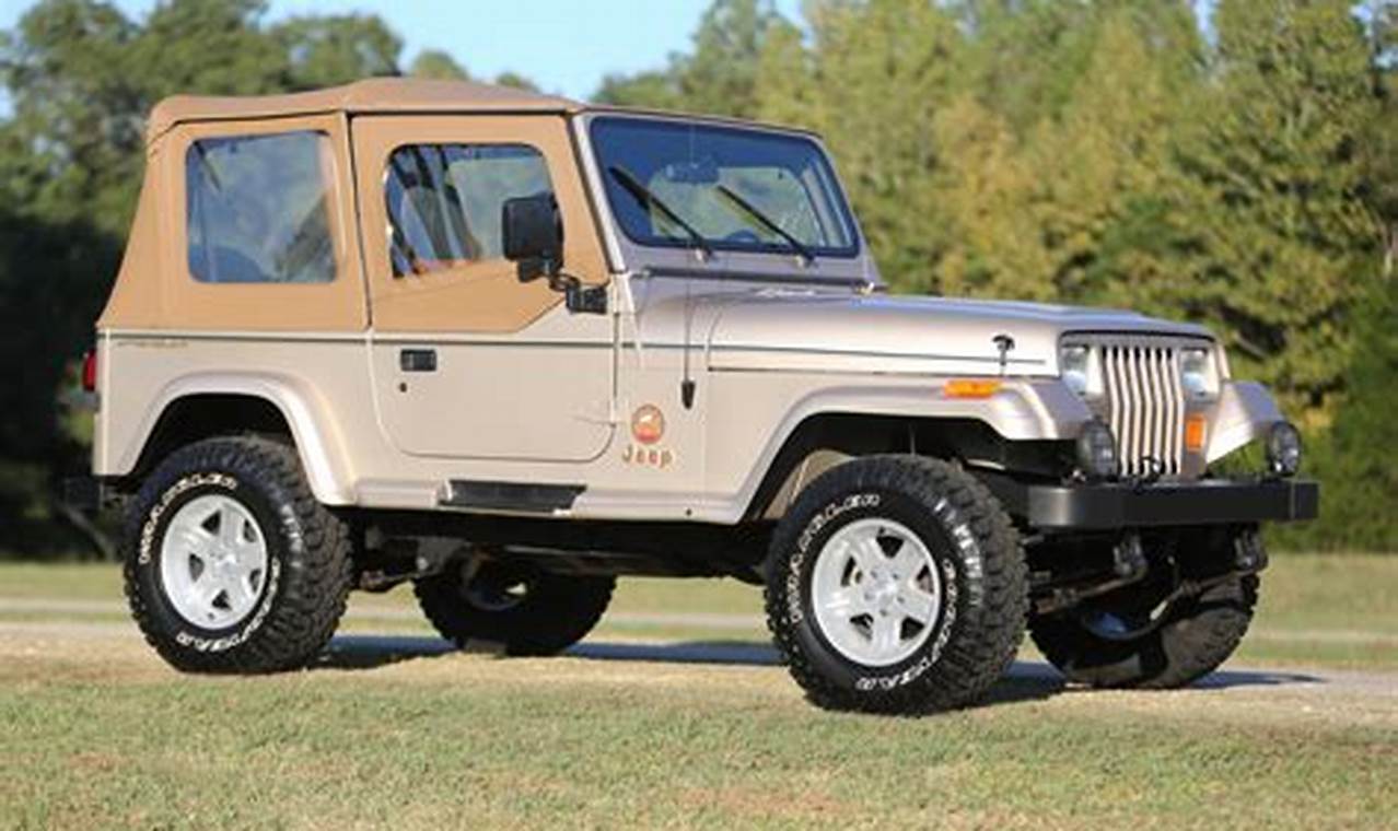 jeep wrangler yj sahara for sale