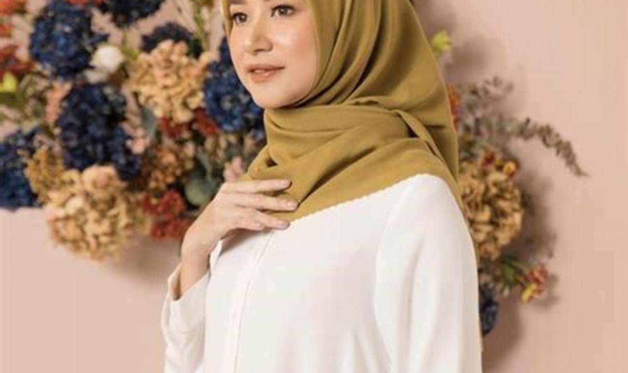 jilbab yang cocok untuk baju putih