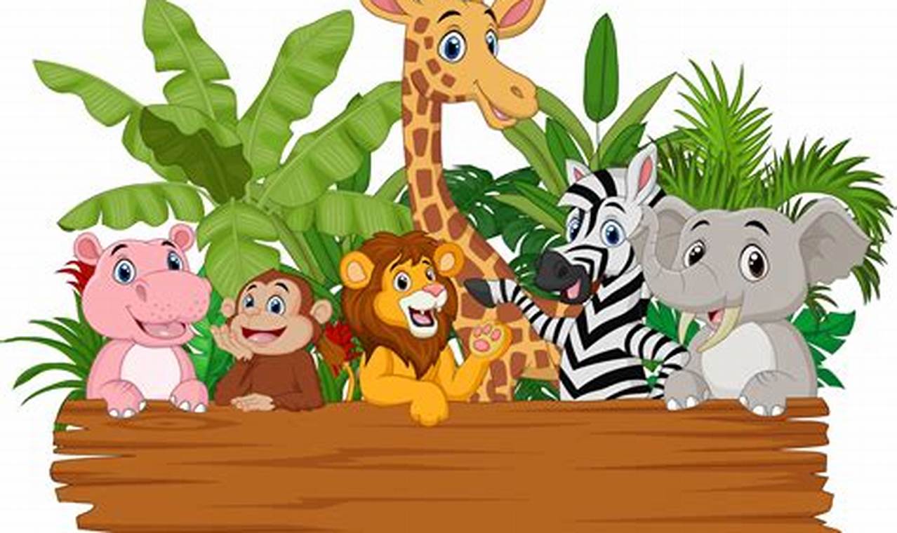 Unlock the Savanna: How to Find & Use Jungle Animals Clipart for Education