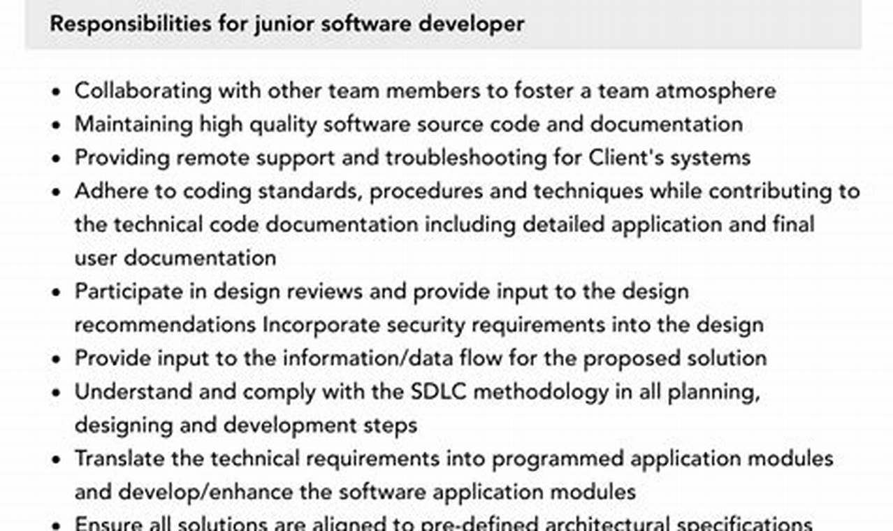 Unlock Your Potential: Discover the Secrets of Junior Software Developer Jobs