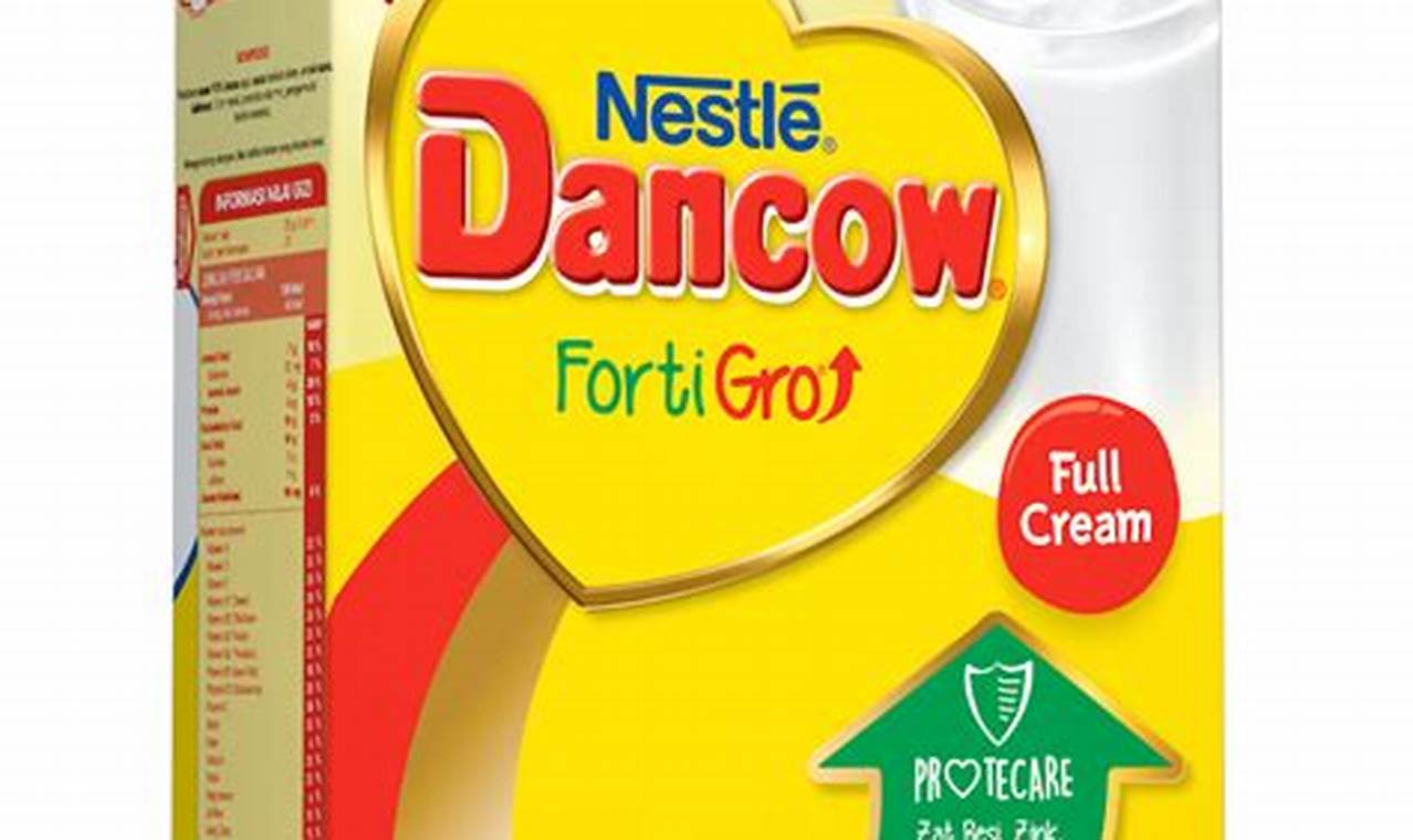 Kandungan Gizi Susu Dancow Full Cream: Temukan Fakta Menariknya!