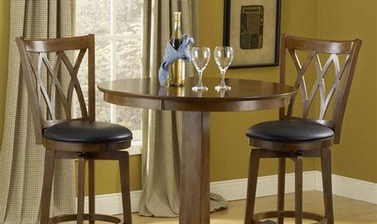 Kitchen Table Set with Matching Bar Stools: A Stylish Addition to Your Kitchen Space