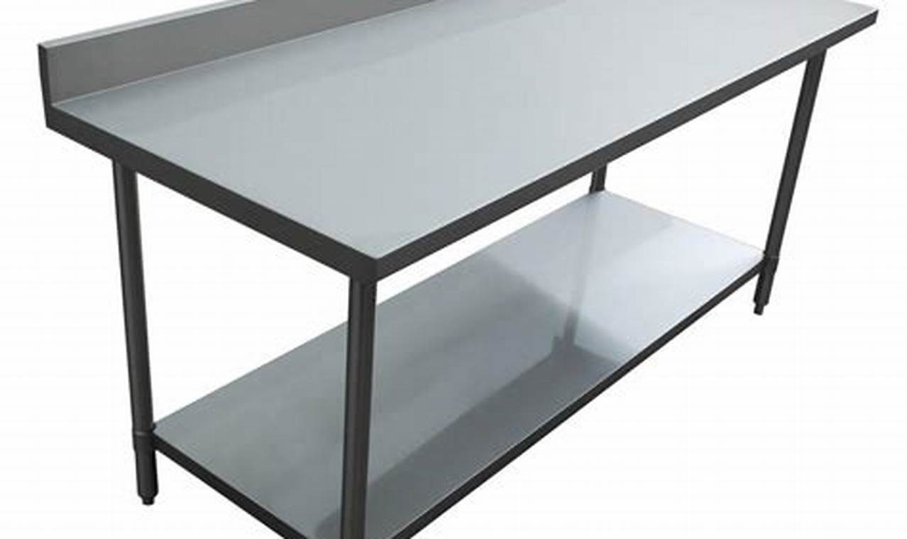 Enjoying the Durability and Style of a Kitchen Table with Stainless Steel Top