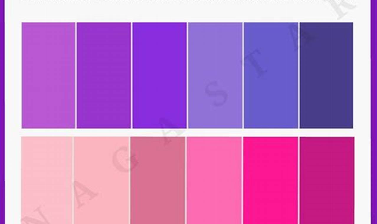 kombinasi warna ungu muda