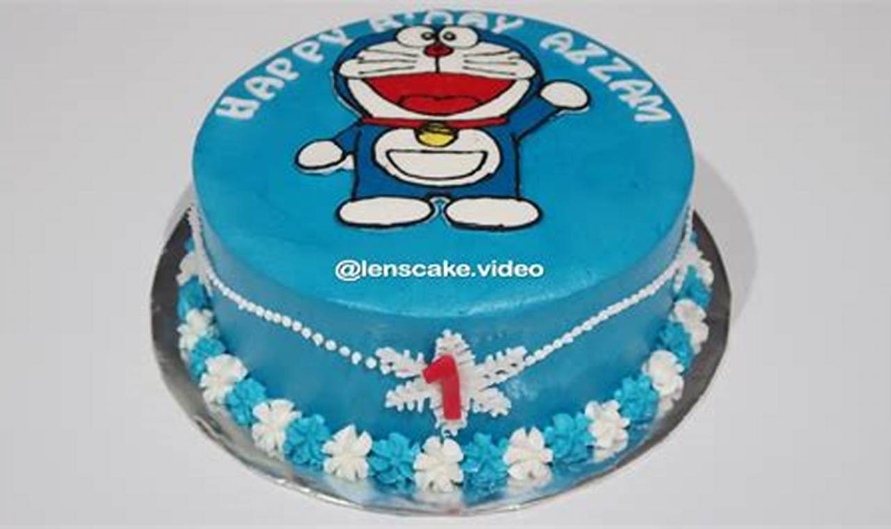 Resep Rahasia Kue Tart Doraemon Tingkat yang Bikin Tercengang!
