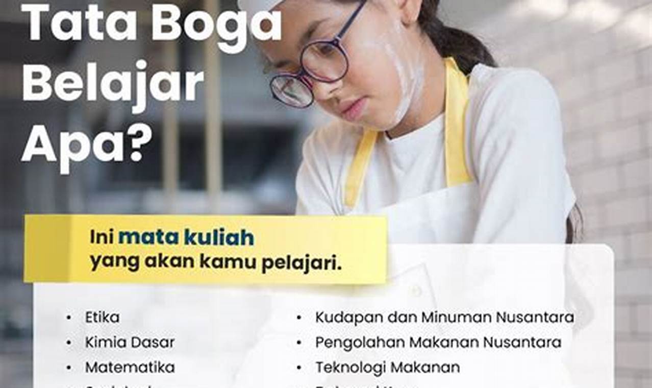 Referensi Lengkap Kuliah Tata Boga: Kunci Sukses Karier Kuliner