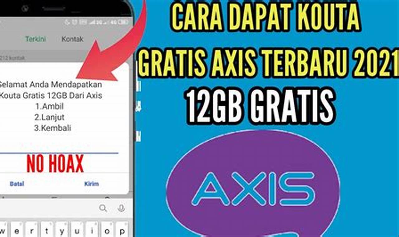 kuota gratis axis 2021