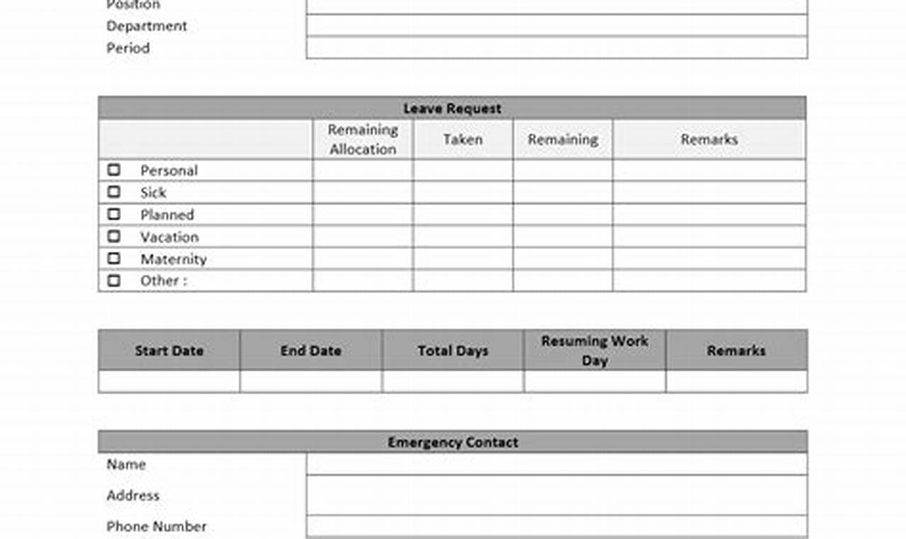 Tips for Creating Effective Leave Forms Templates for Educational Institutions