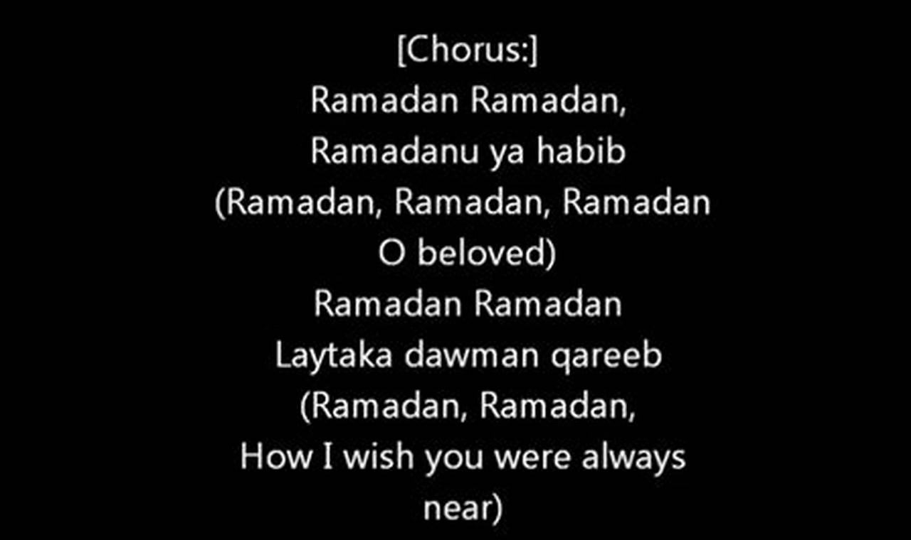 Temukan Pesona dan Makna di Balik Lirik Lagu Ramadan Indonesia