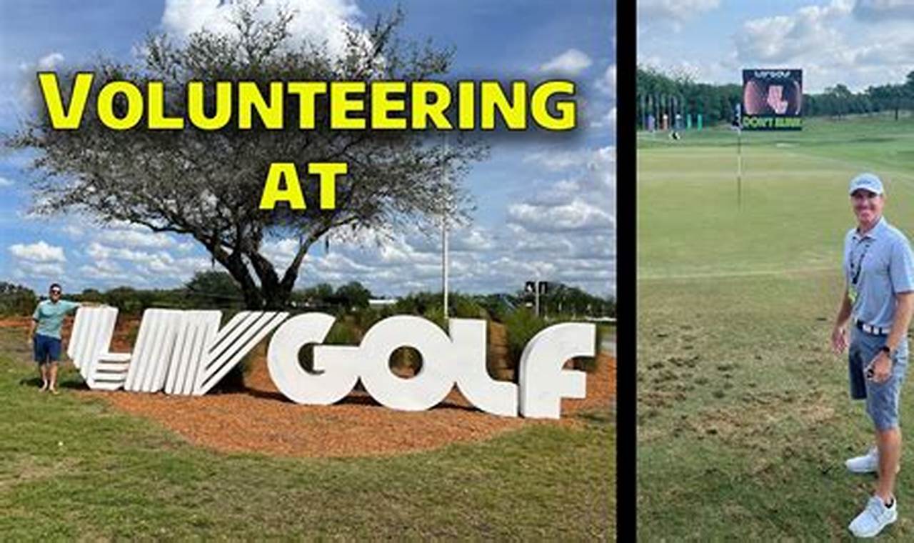 Opportunities at LIV Golf for Dedicated Volunteers