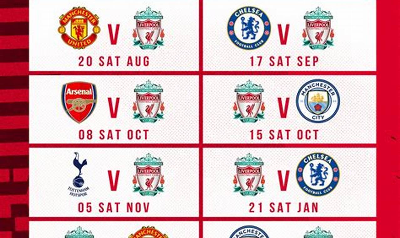 Breaking News: Liverpool Fixtures Released! Key Dates and Match Analysis