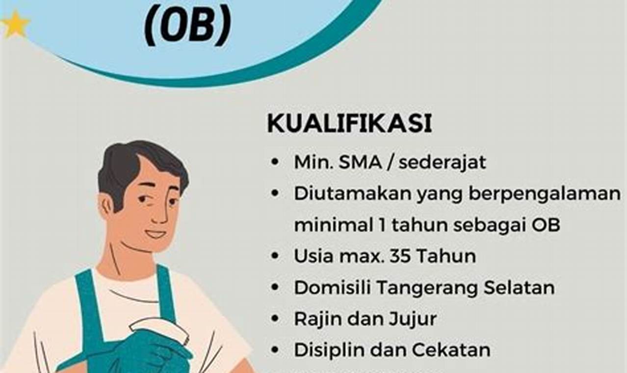 loker office boy hotel karawang