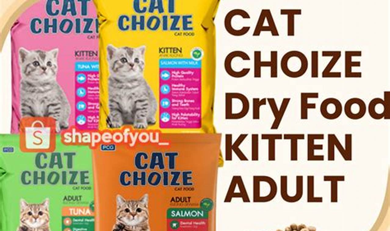 Pilihanku Makanan Kucing Terbaik: Cat Choize, Nutrisi Sehat untuk Kucing Sehat