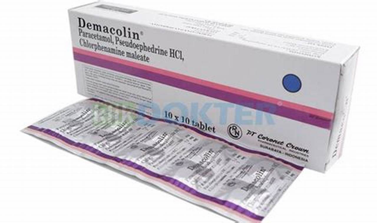 Manfaat Demacolin Tablet yang Harus Kamu Tahu