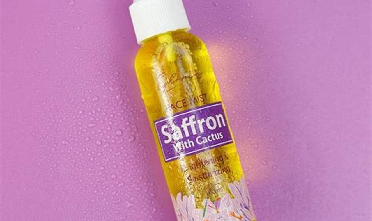 Manfaat Face Mist Saffron yang Tak Terduga Perlu Anda Tahu