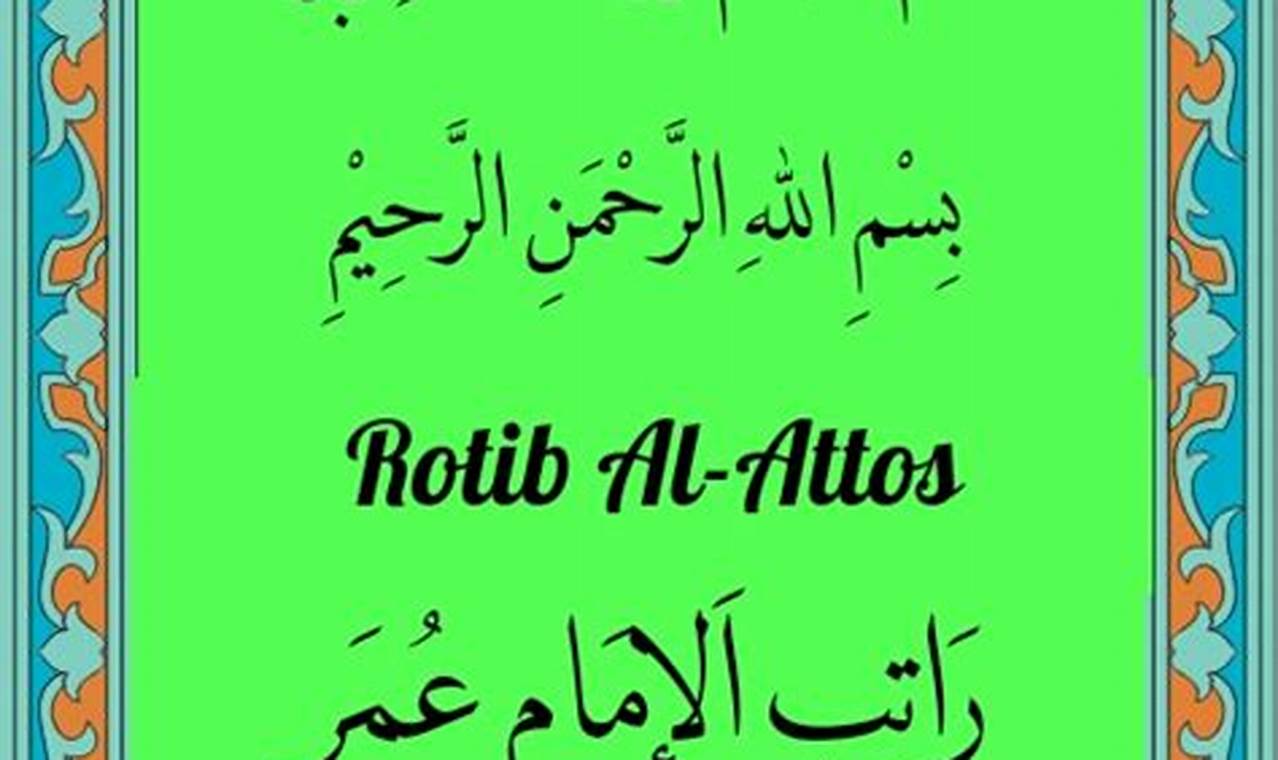Temukan Manfaat Mendekati Tuhan lewat Ratib Al-Athos yang Perlu Kalian Tahu