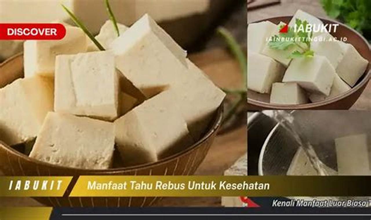 Temukan Beragam Manfaat Tahu Rebus untuk Kesehatan yang Jarang Diketahui