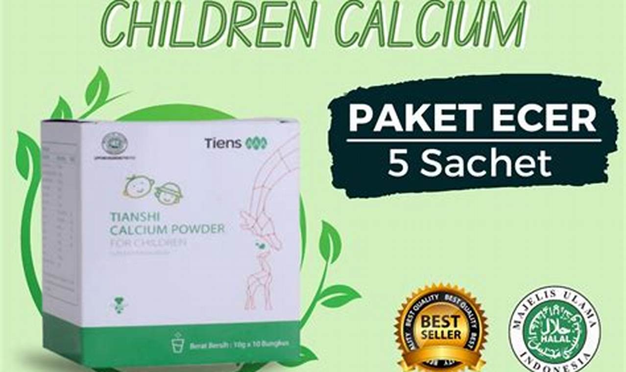 Temukan Manfaat Tianshi Calcium Powder Anak yang Jarang Diketahui