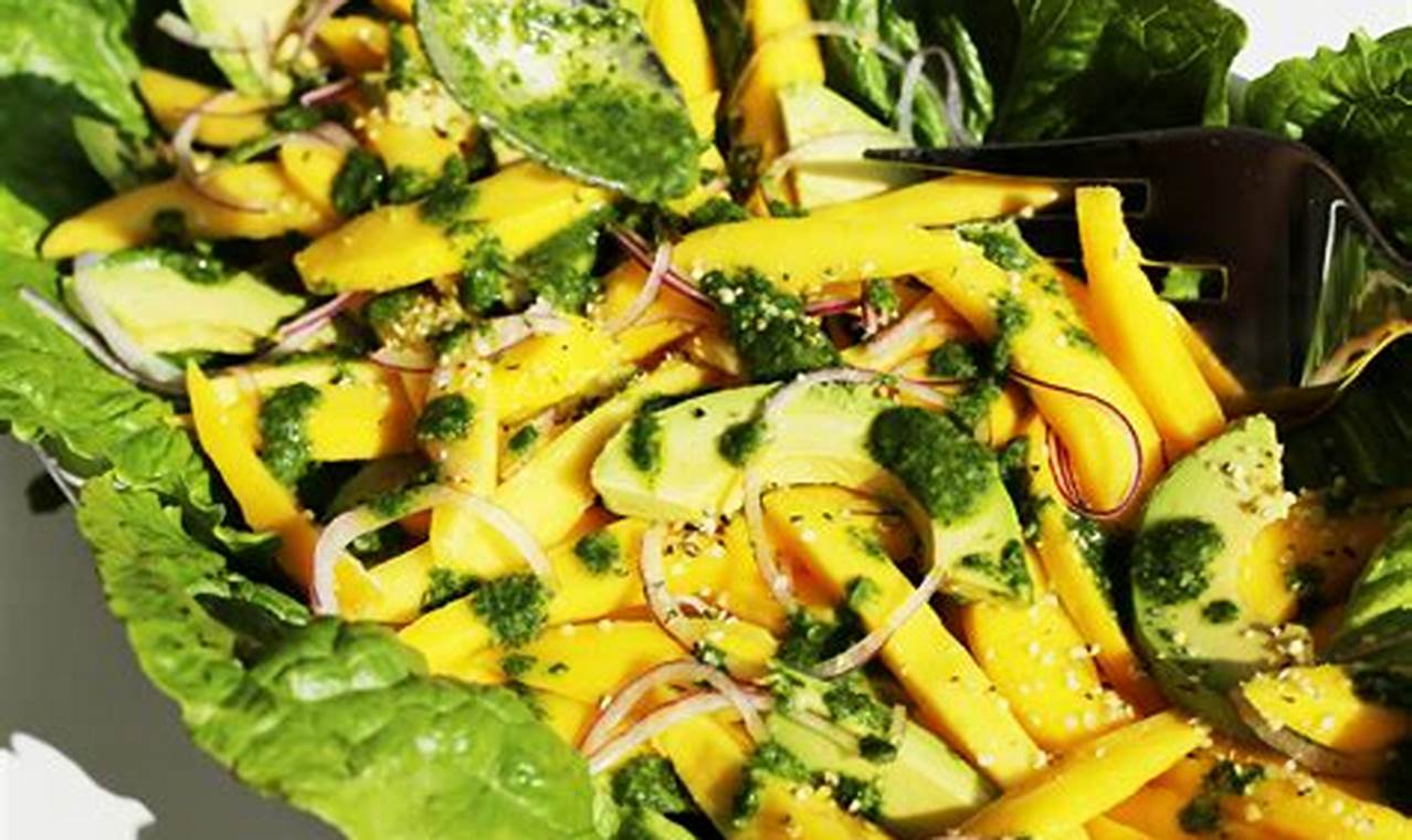 Discover the Zesty Symphony of Mango and Avocado Salad: A Culinary Revelation