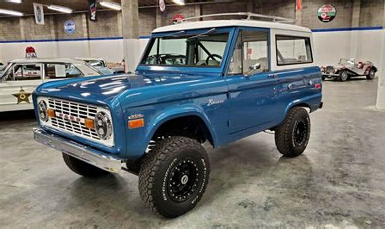 manual ford bronco for sale