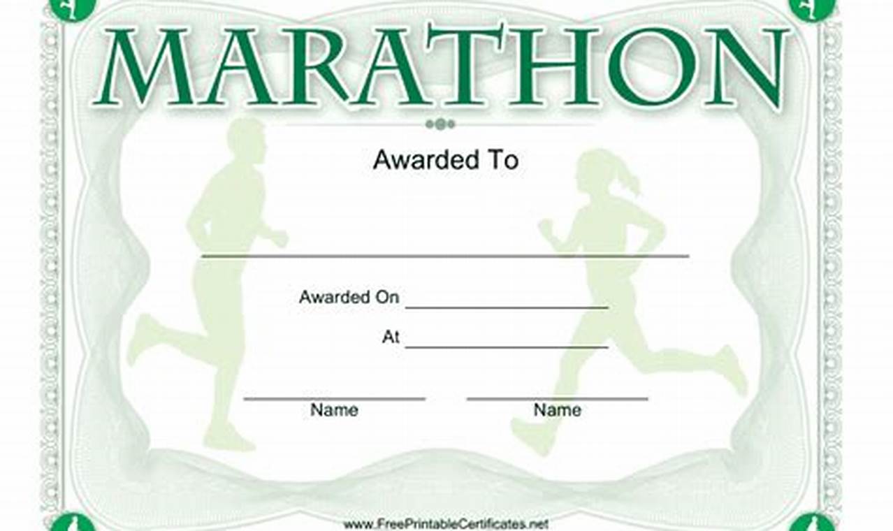 Unlock the Secrets of Marathon Certificate Download Free: Your Guide to Triumph