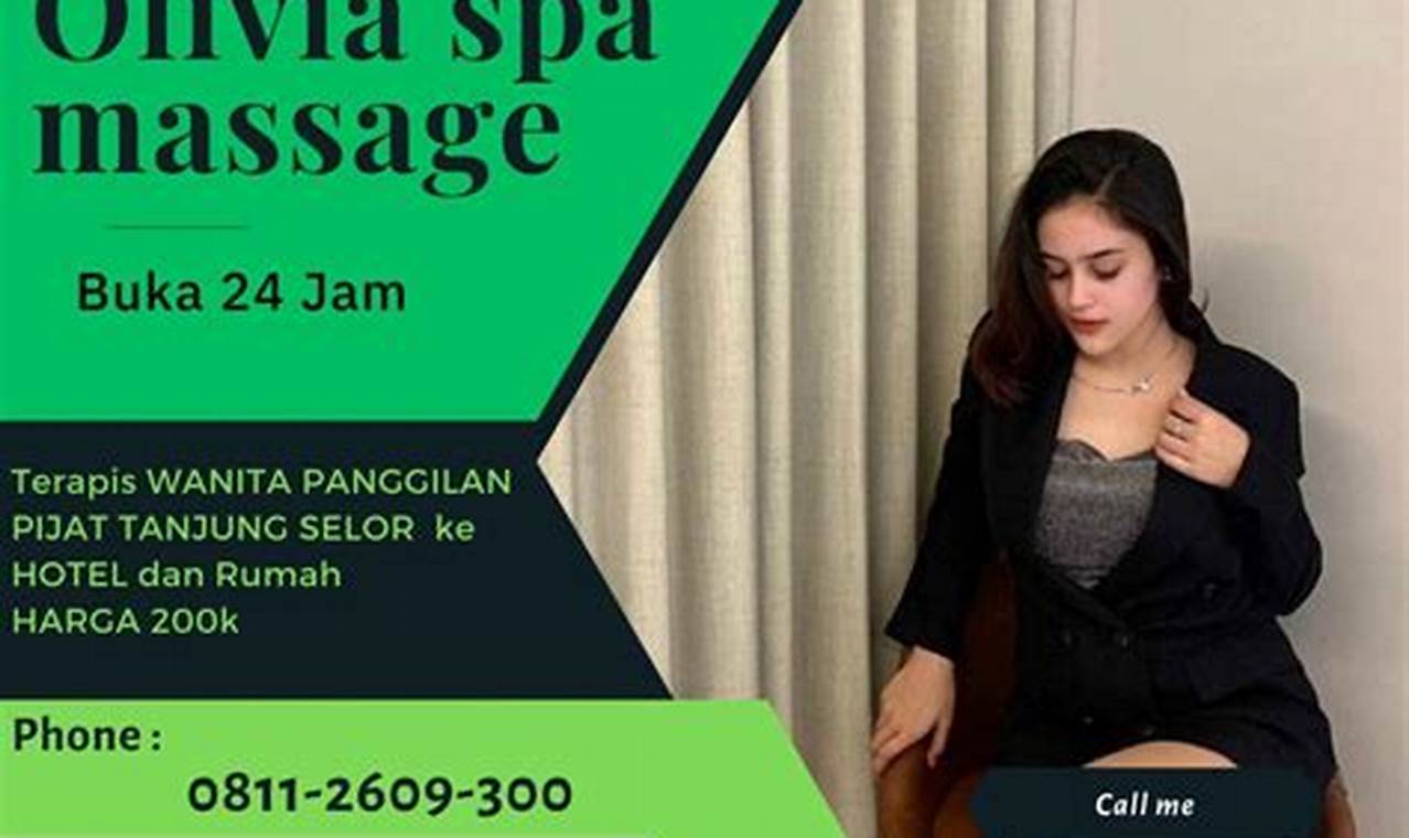 Massage Panggilan Online Tanjung Selor: Layanan Pijat Profesional dan Terpercaya