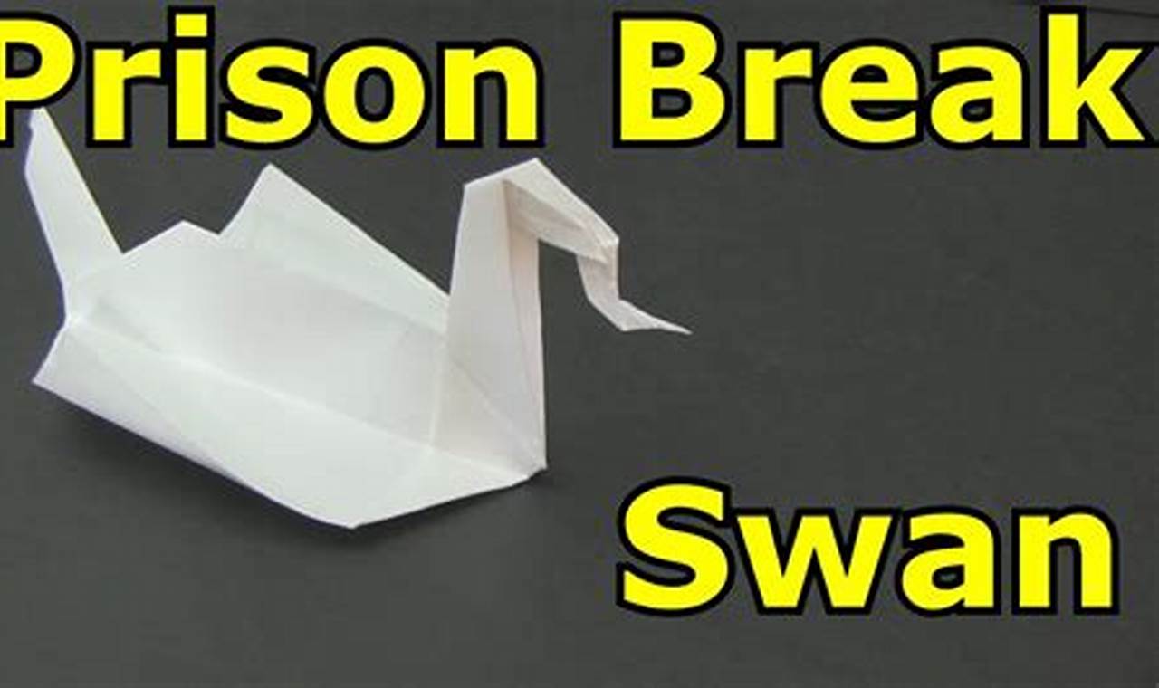 meaning of origami swan in prison break