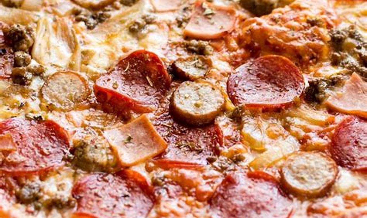 Resep Rahasia Meat Deluxe Pizza: Nikmat Tiada Tara!