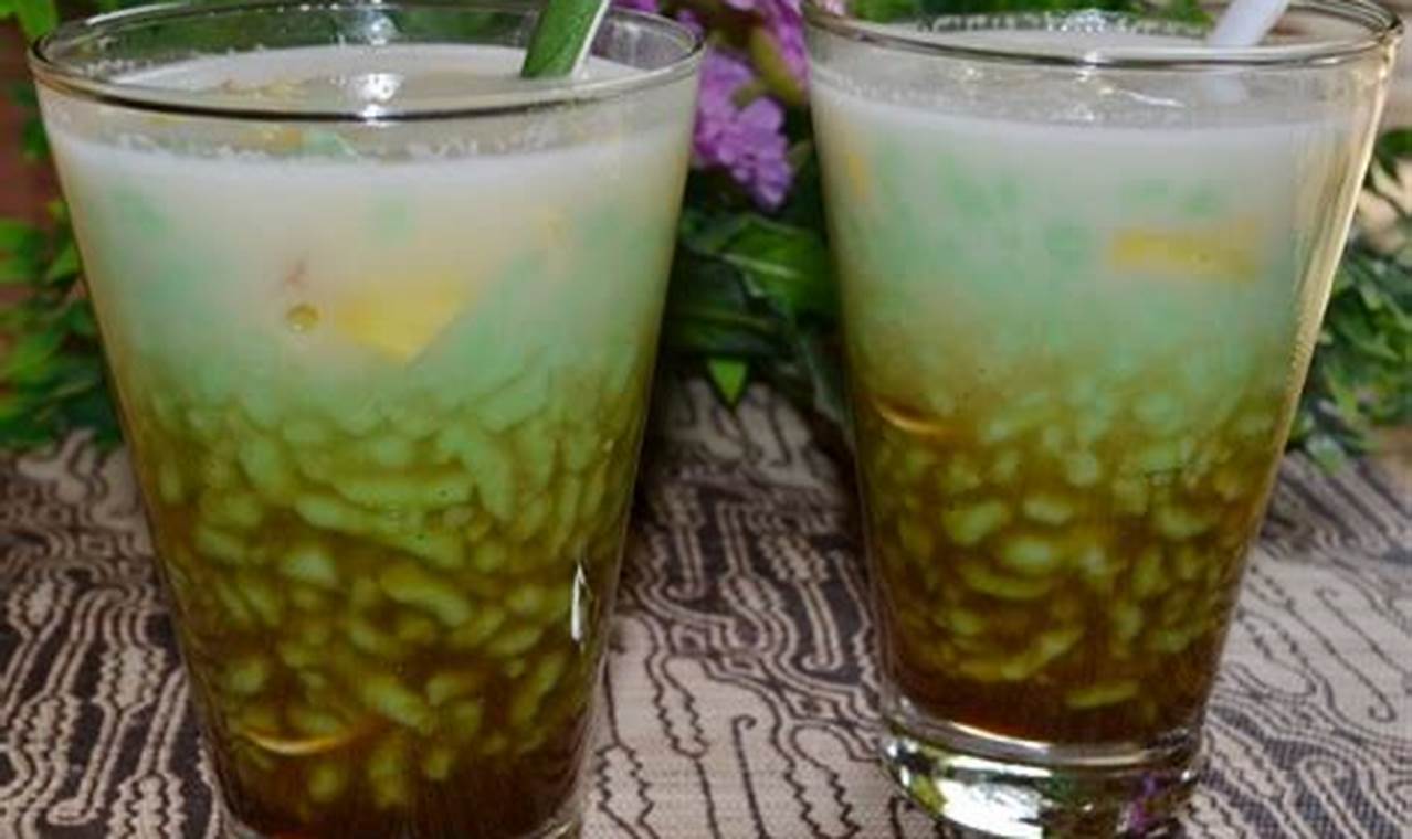 Khasiat Tak Terduga Membuat Dawet Tepung Beras, Resep Rahasia Terkuak!