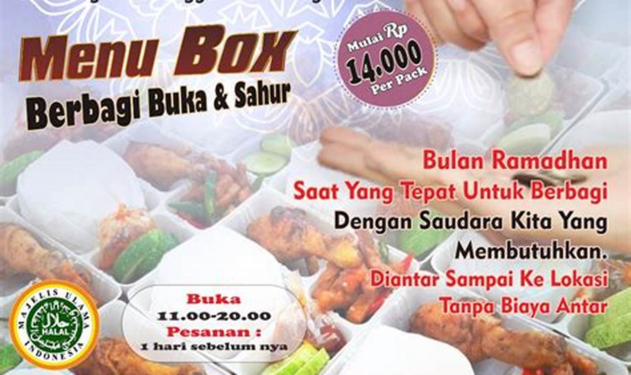 Rahasia Menu Sedekah Nasi yang Menggugah Selera