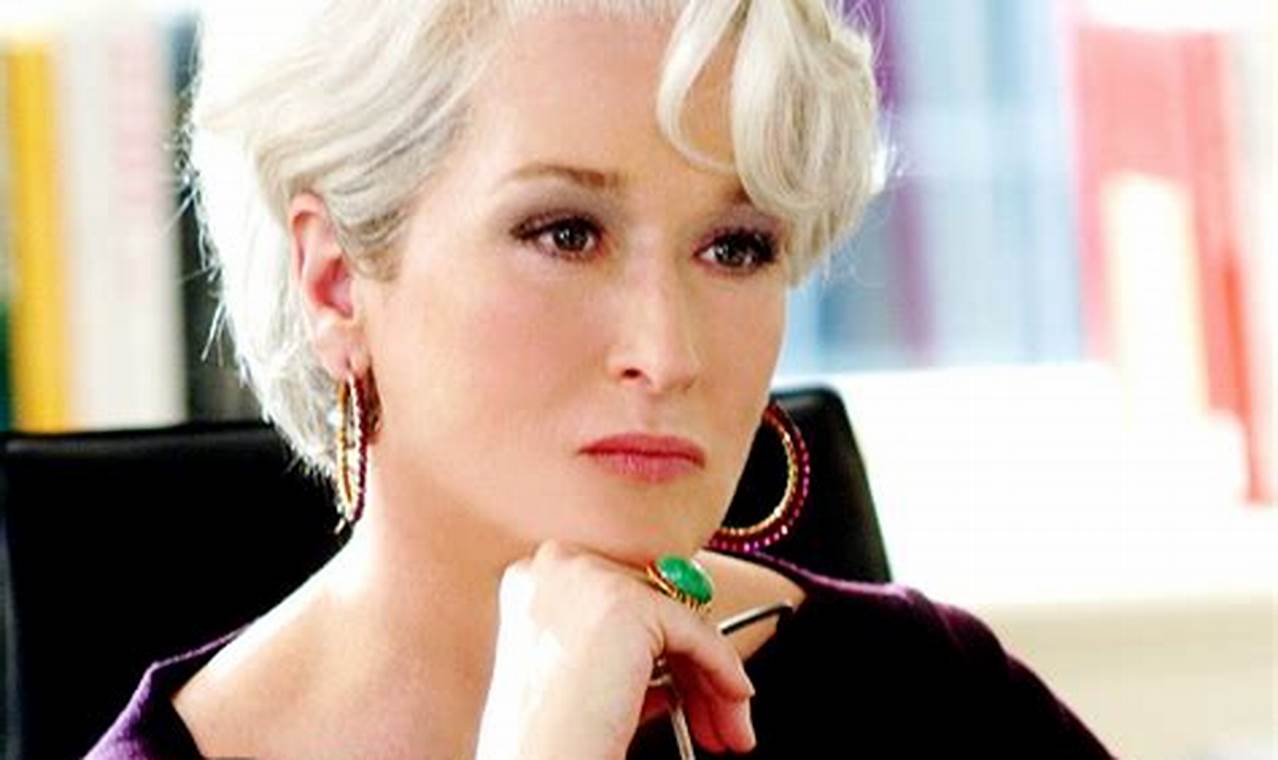 Discover the Secrets Behind Meryl Streep's Iconic Pixie Cut in "The Devil Wears Prada"