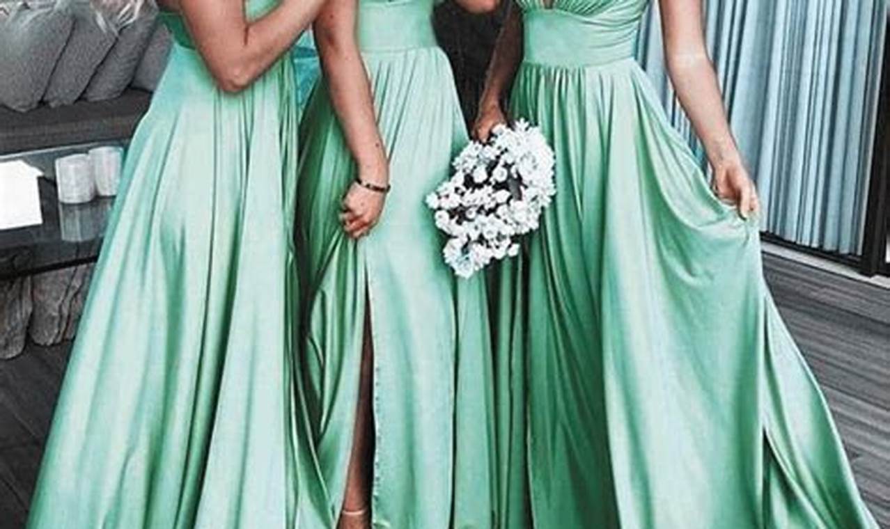 Discover Mint Bridesmaid Dresses: Refreshing Elegance for Your Wedding