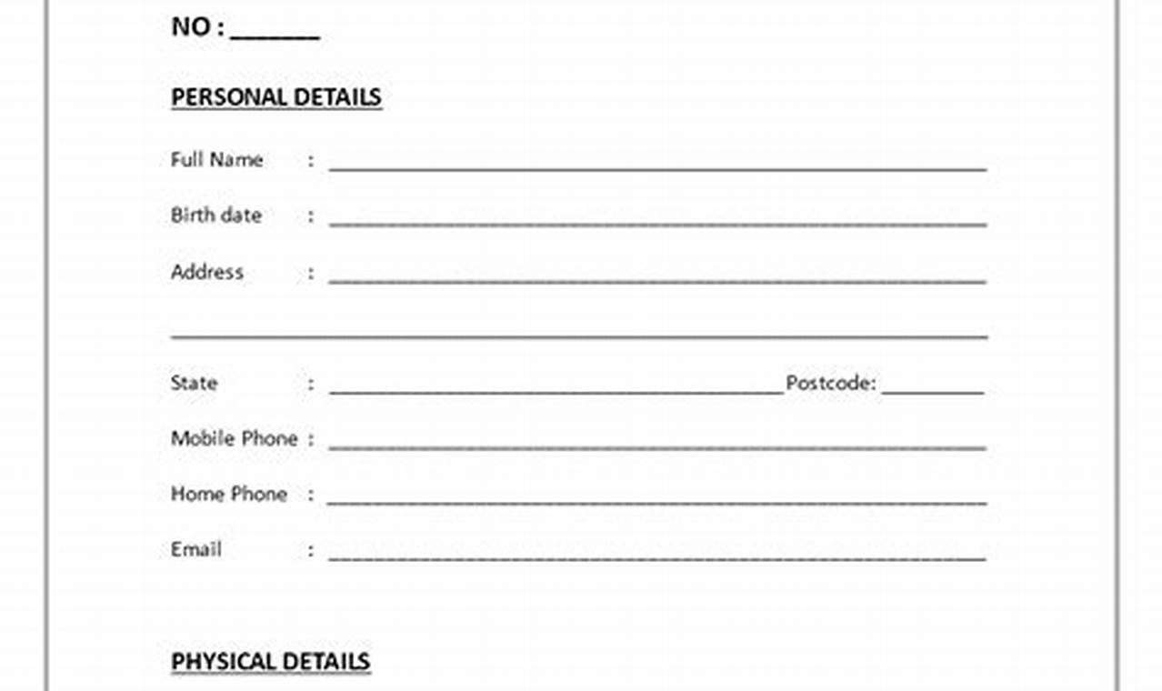 Model Application Form Template: A Comprehensive Guide for Creating Effective Forms