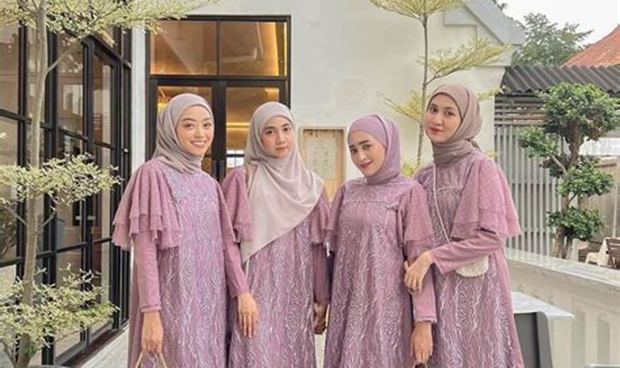 Pesona Model Gamis Brokat Kombinasi Polos Terbaru 2020 untuk Remaja: Temukan Rahasianya!