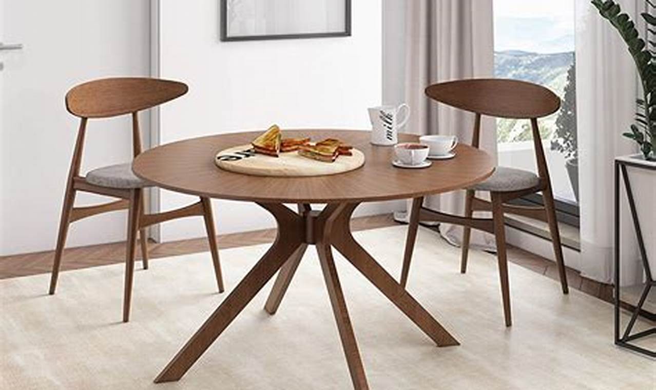 modern round kitchen table