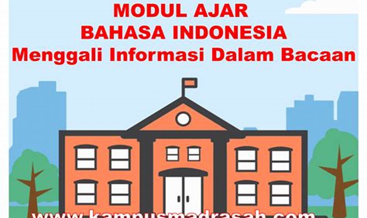 Modul Ajar Bahasa Indonesia Kelas 5 SD/MI