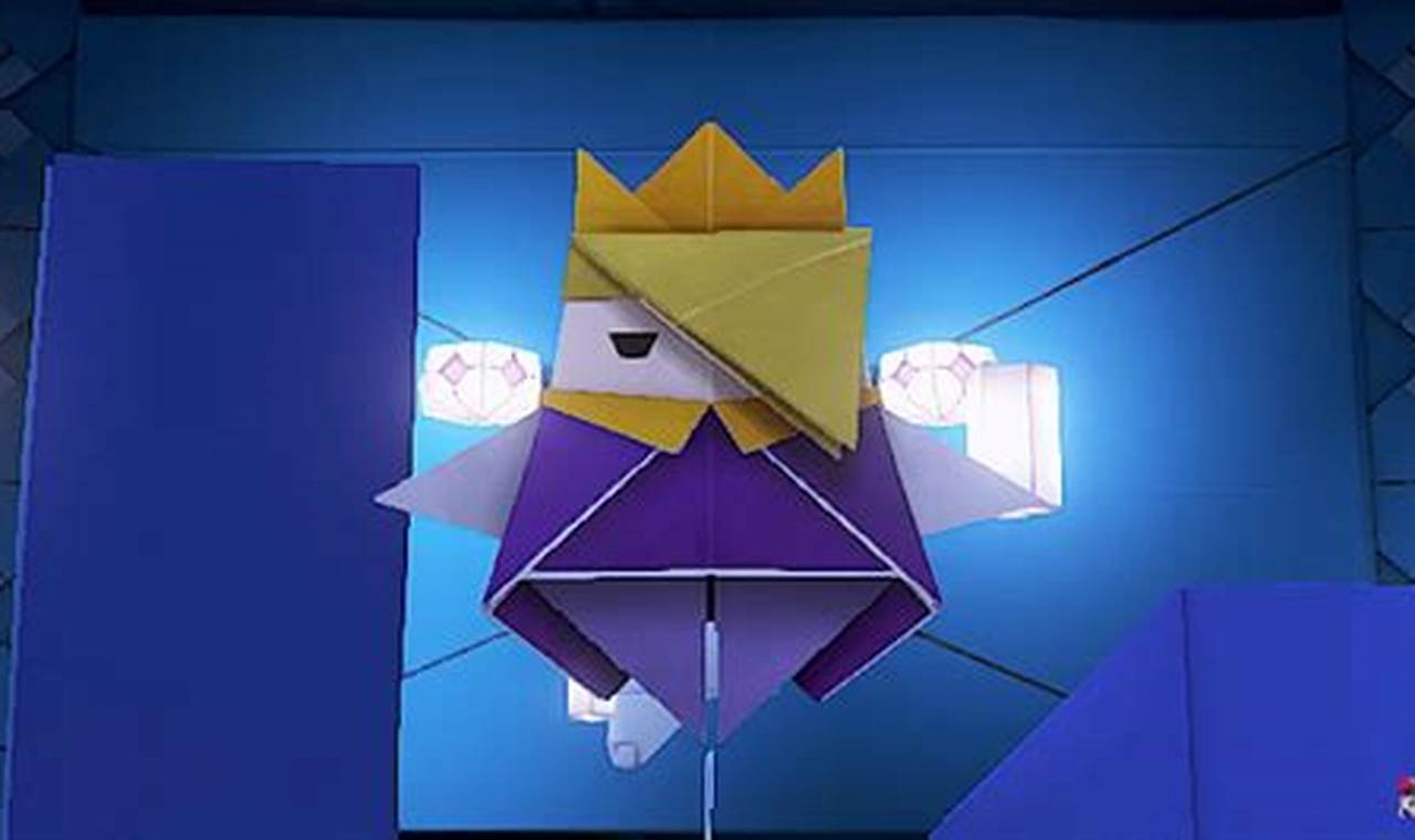monster fish paper mario origami king