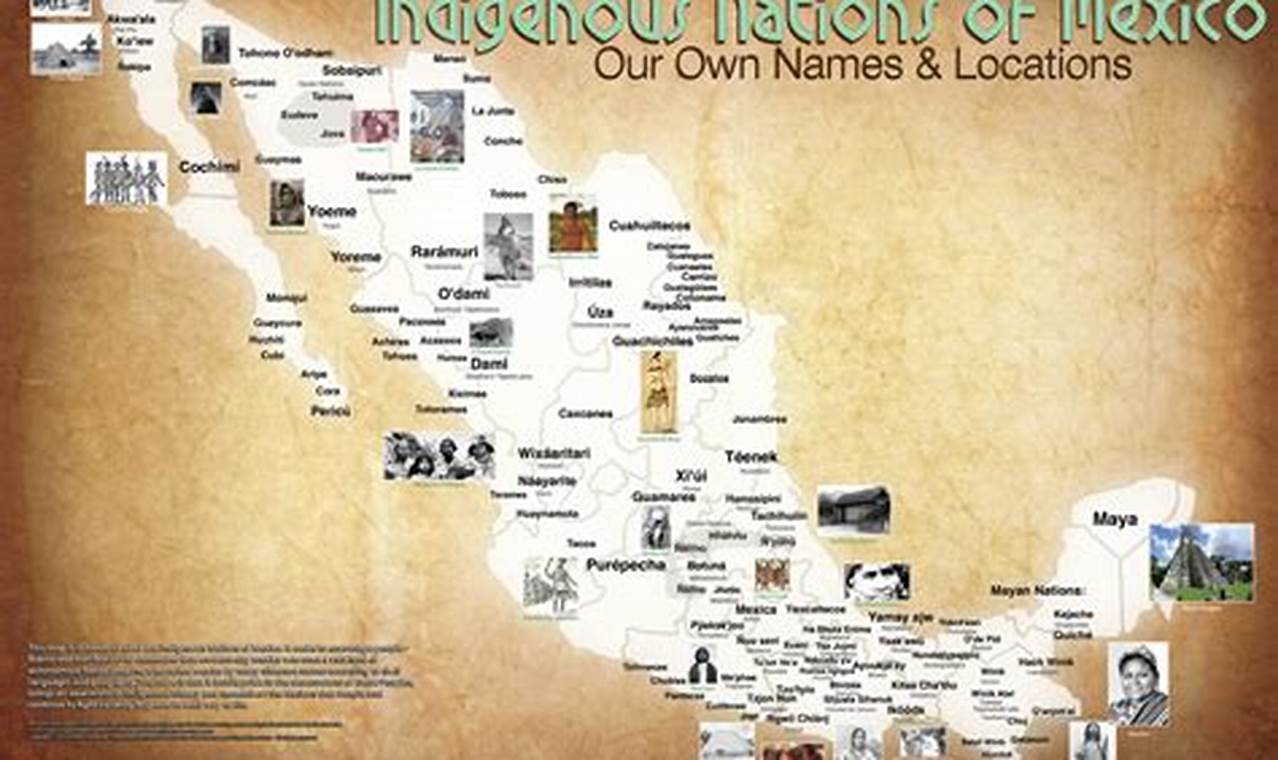 native american tribes map new mexico