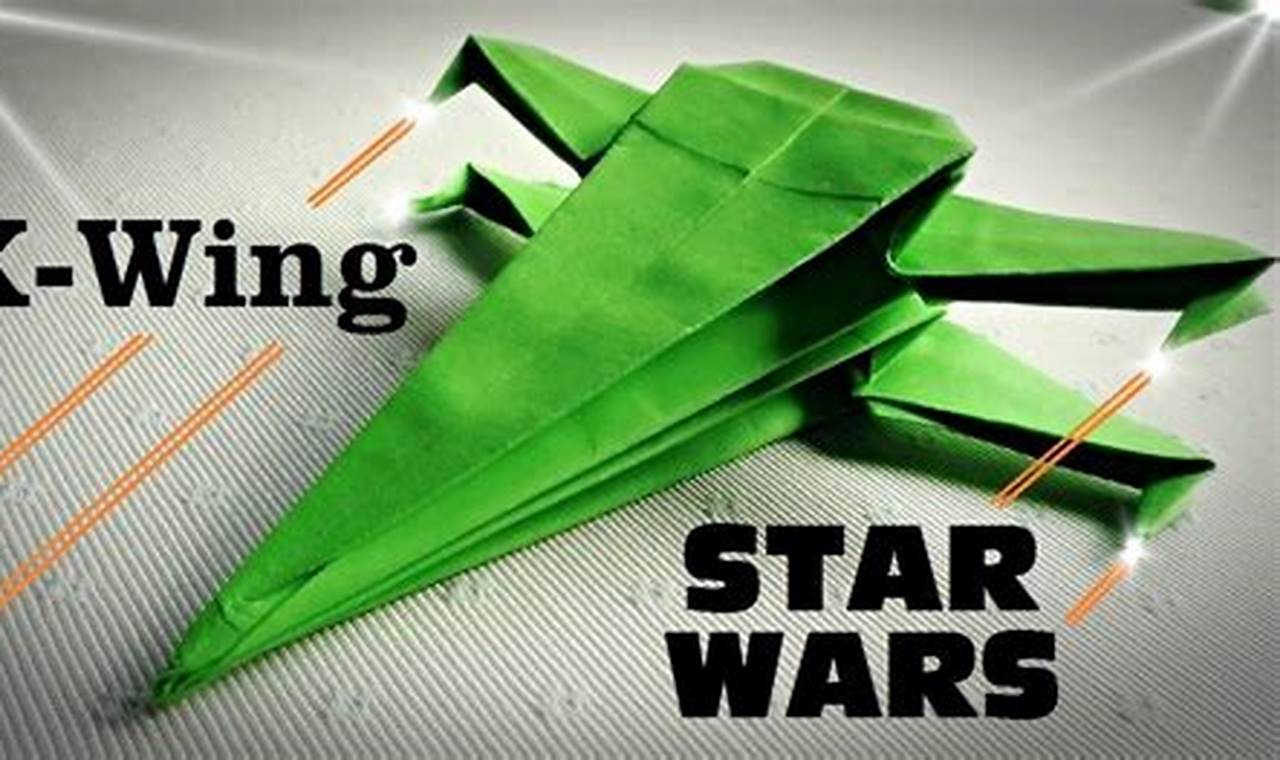 naves espaciales de origami paso a paso